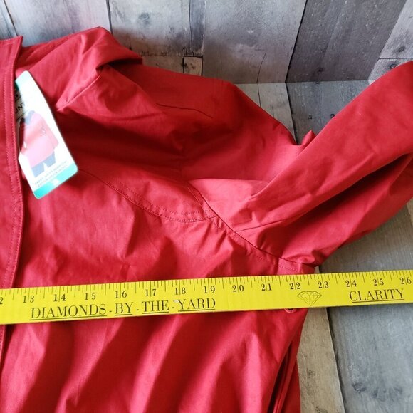 NWT - Hunter Red Rain Jacket Water Resistant Cotton Smock – Size XL - Picture 6 of 9